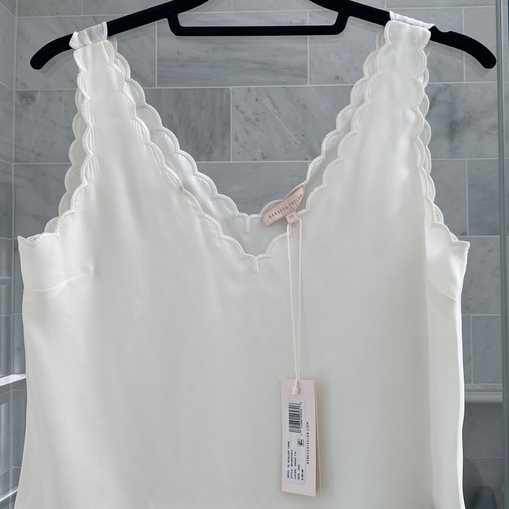 Rebecca Taylor NWT Scallop Tank XS